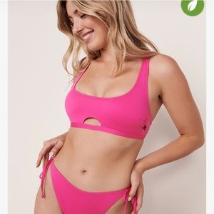 La Vie En Rose Bralette Bikini Top Size Medium
